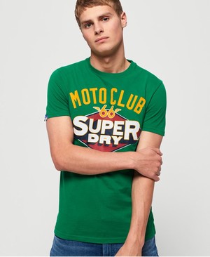 Superdry Reworked Classic Lite Férfi Pólók Zöld | VQACG0425